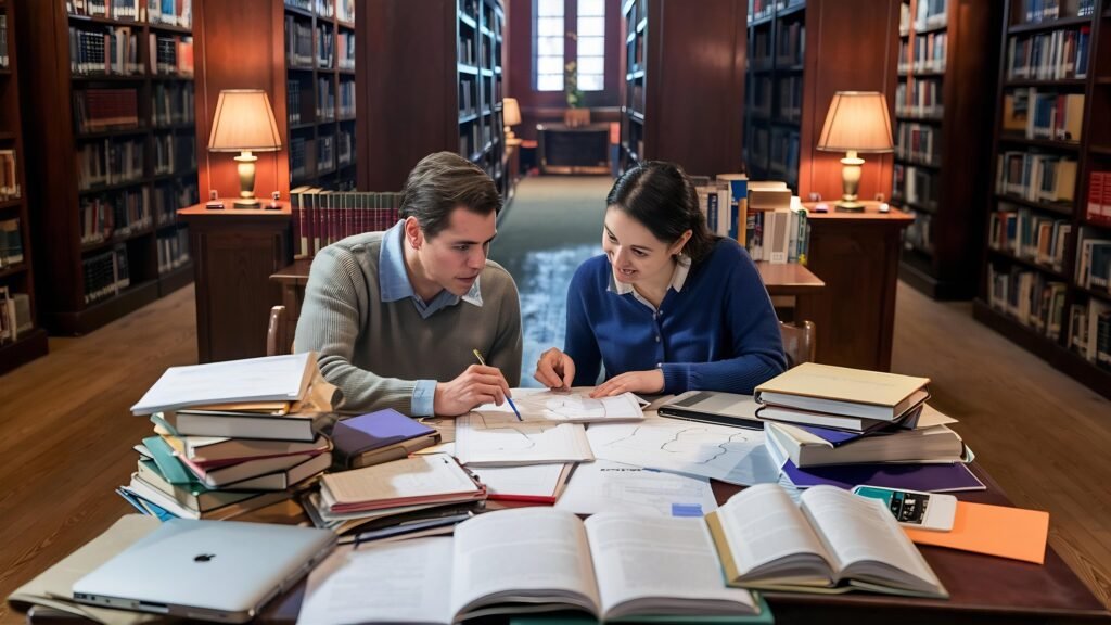 The current image has no alternative text. The file name is: two-adult-students-collaborating-project-library-scaled.jpg